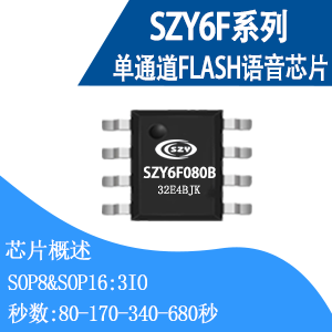 SZY6F680B单通道OTP语音芯片